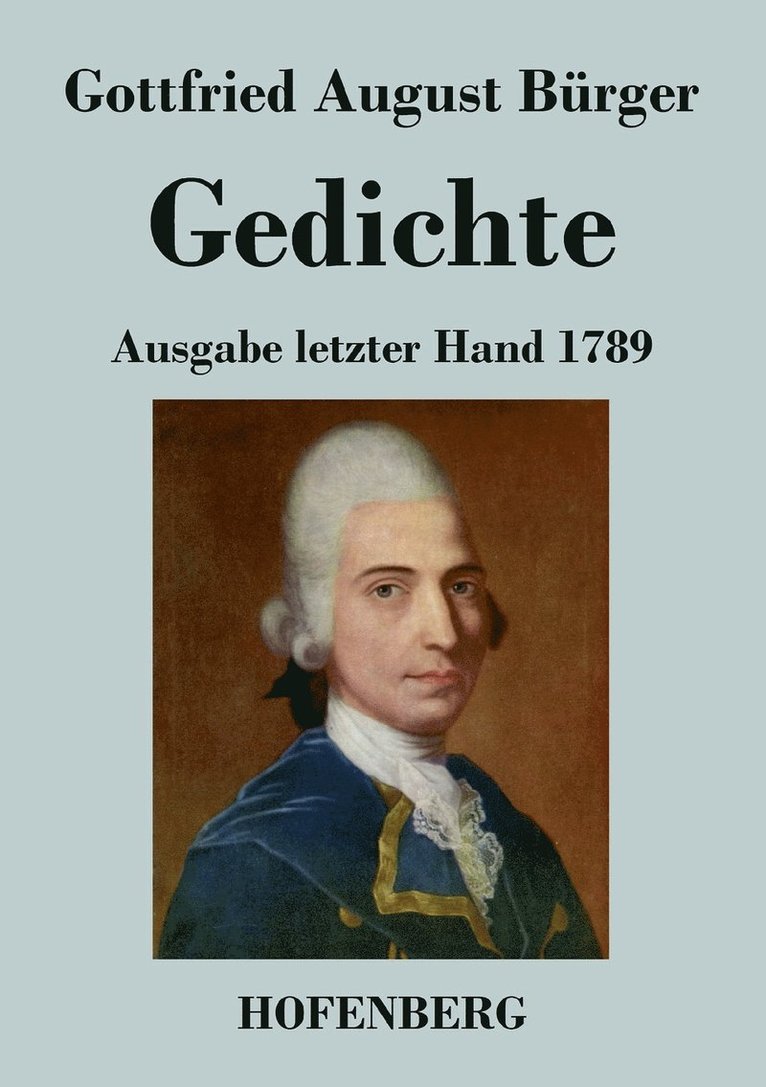 Gottfried August Bürger - Gedichte, Häftad