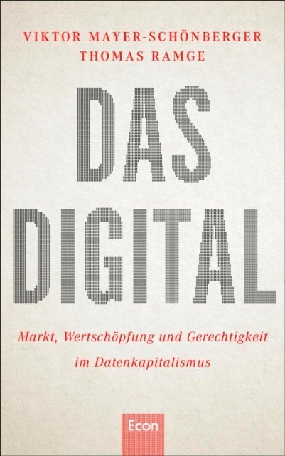 Viktor Mayer-Schonberger, Thomas Ramge - Das Digital, E-bok