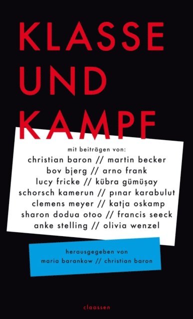 Maria Barankow, Christian Baron - Klasse und Kampf, E-bok