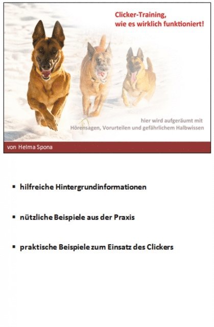 Helma Spona - Clicker-Training, wie es wirklich funktioniert, E-bok