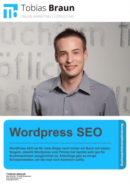 Tobias Braun - Wordpress SEO, E-bok