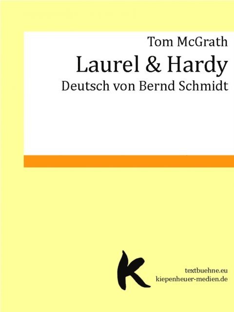 Tom McGrath - LAUREL & HARDY, E-bok