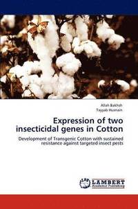 Expression of two insecticidal genes in Cotton