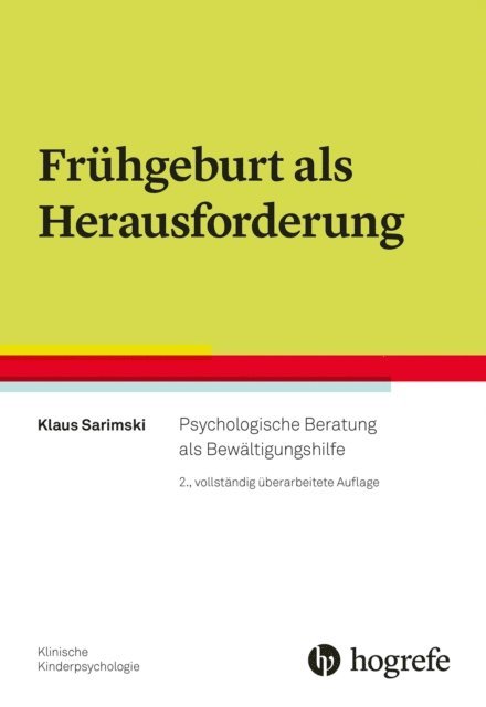 Klaus Sarimski - Frühgeburt als Herausforderung, E-bok