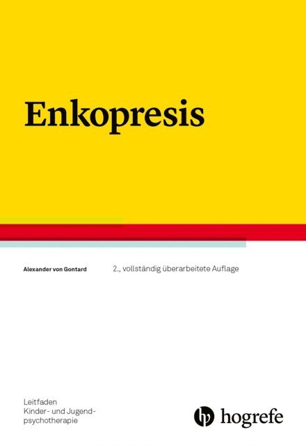 Alexander von Gontard - Enkopresis, E-bok