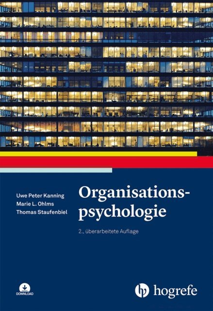 Thomas Staufenbiel, Marie Ohlms, Uwe P. Kanning - Organisationspsychologie, E-bok