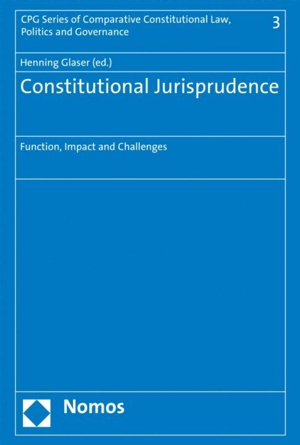 Henning Glaser - Constitutional Jurisprudence, E-bok