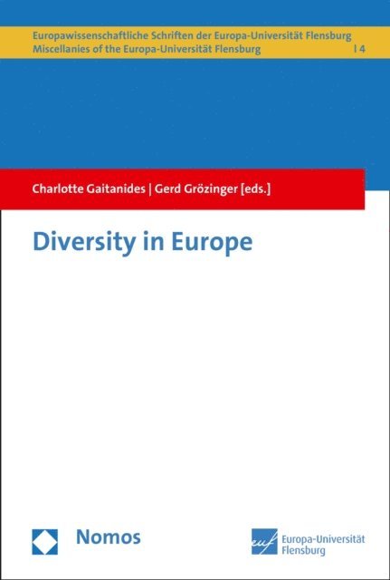 Gerd Grozinger, Charlotte Gaitanides - Diversity in Europe, E-bok