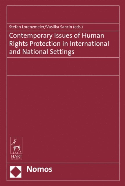 Vasilka Sancin, Stefan Lorenzmeier - Contemporary Issues of Human Rights Protection in International and National Settings, E-bok