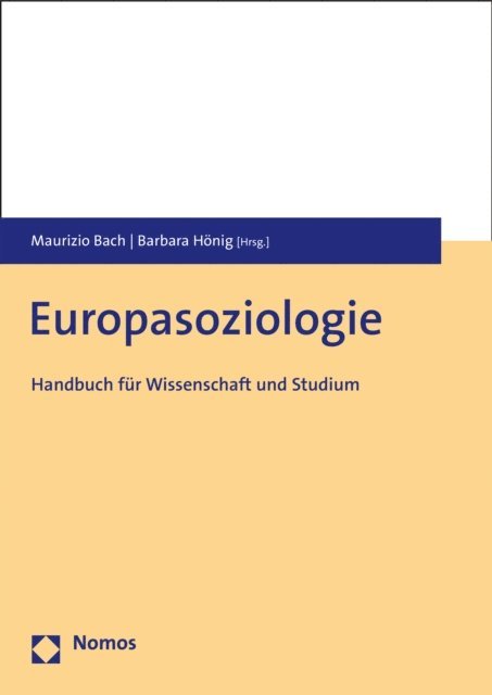Barbara Bach-Honig, Maurizio Bach - Europasoziologie, E-bok