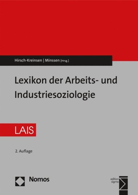 Heiner Minssen, Hartmut Hirsch-Kreinsen - Lexikon der Arbeits- und Industriesoziologie, E-bok