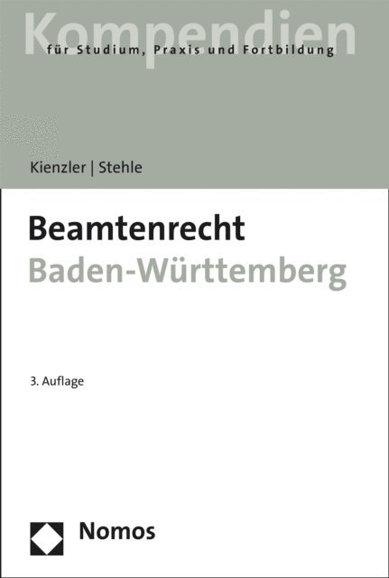Stefan Stehle, Herbert Kienzler - Beamtenrecht Baden-Württemberg, E-bok