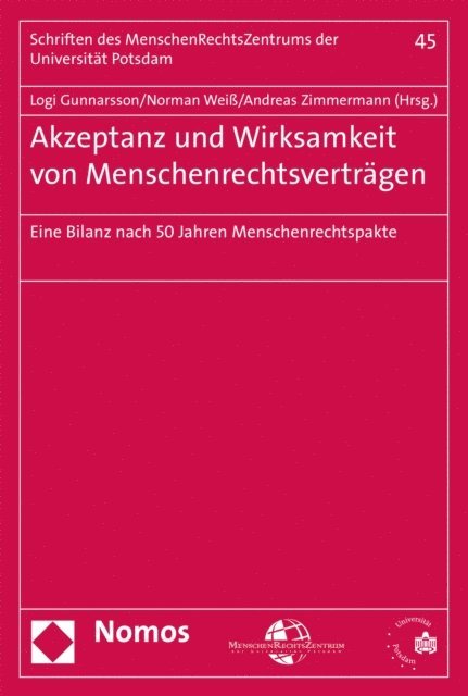 Andreas Zimmermann, Norman Wei, Logi Gunnarsson - Akzeptanz und Wirksamkeit von Menschenrechtsverträgen, E-bok