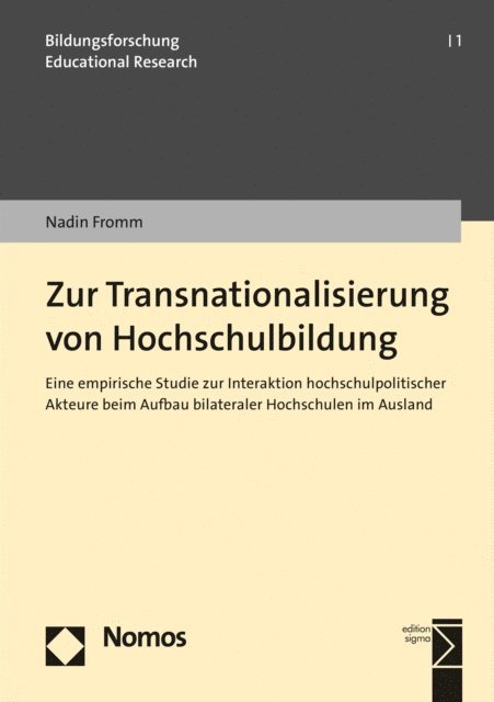 Nadin Fromm - Zur Transnationalisierung von Hochschulbildung, E-bok