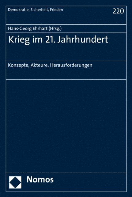 Hans-Georg Ehrhart - Krieg im 21. Jahrhundert, E-bok