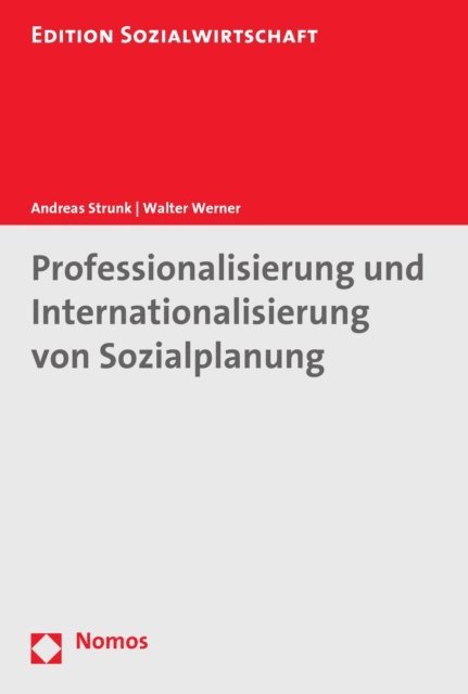Walter Werner, Andreas Strunk - Professionalisierung und Internationalisierung von Sozialplanung, E-bok