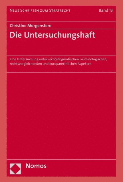 Christine Morgenstern - Die Untersuchungshaft, E-bok