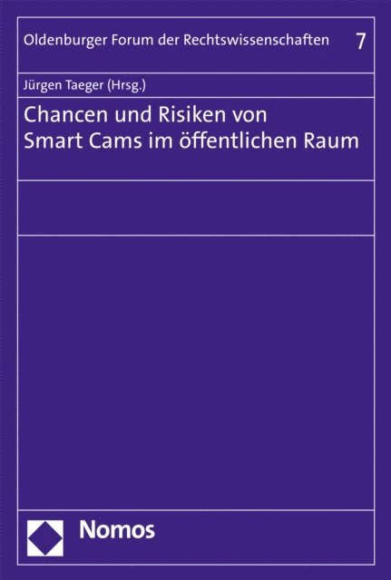 Jurgen Taeger - Chancen und Risiken von Smart Cams im öffentlichen Raum, E-bok