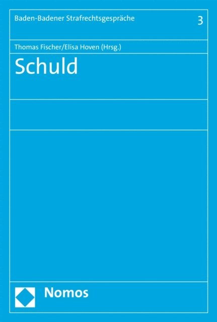 Elisa Hoven, Thomas Fischer - Schuld, E-bok
