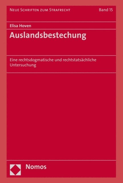Elisa Hoven - Auslandsbestechung, E-bok