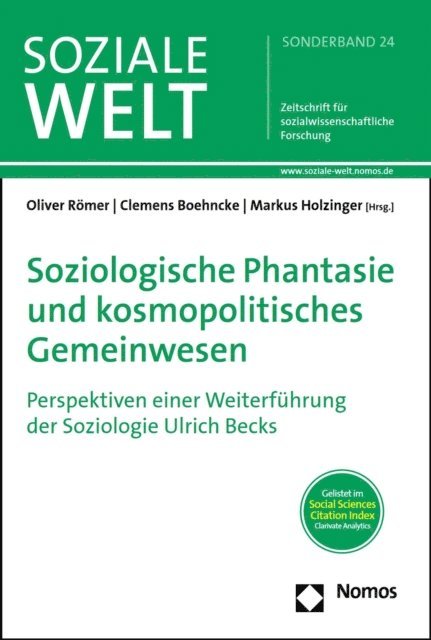 Markus Holzinger, Clemens Boehncke, Oliver Romer - Soziologische Phantasie und kosmopolitisches Gemeinwesen, E-bok