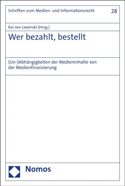 Kai von Lewinski - Wer bezahlt, bestellt, E-bok
