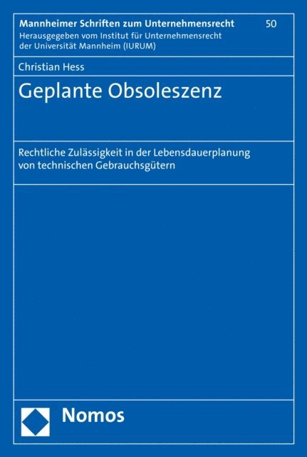 Christian Hess - Geplante Obsoleszenz, E-bok