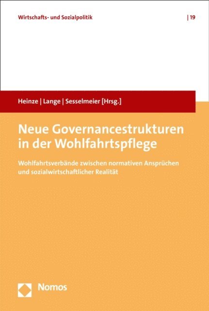 Werner Sesselmeier, Joachim Lange, Rolf G. Heinze - Neue Governancestrukturen in der Wohlfahrtspflege, E-bok