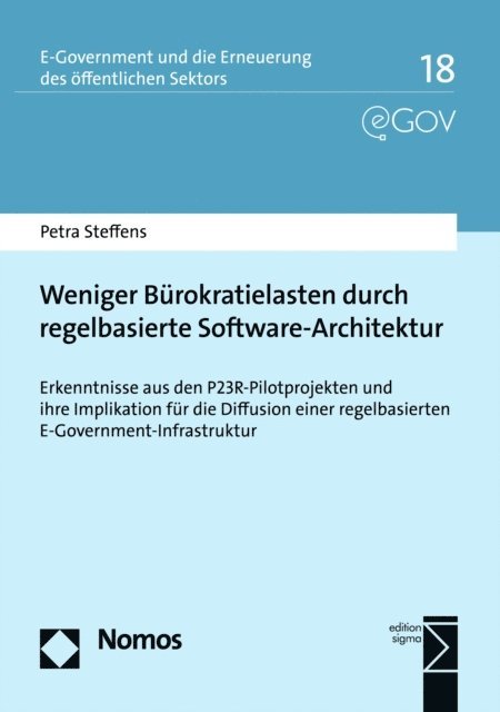 Petra Steffens - Weniger Bürokratielasten durch regelbasierte Software-Architektur, E-bok