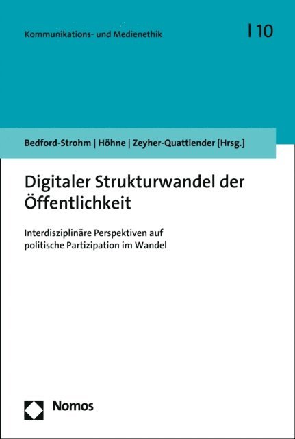 Julian Zeyher-Quattlender, Florian Hohne, Jonas Bedford-Strohm - Digitaler Strukturwandel der Öffentlichkeit, E-bok