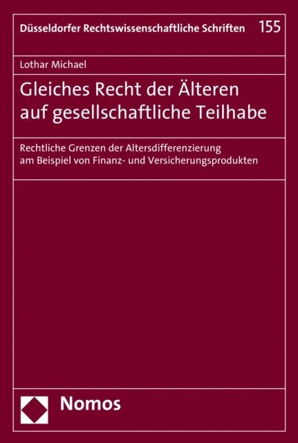 Lothar Michael - Gleiches Recht der Älteren auf gesellschaftliche Teilhabe, E-bok
