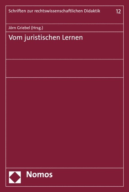 Jorn Griebel - Vom juristischen Lernen, E-bok