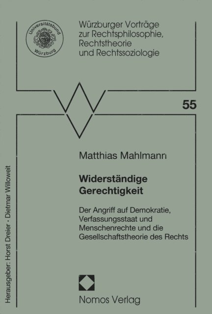 Matthias Mahlmann - Widerständige Gerechtigkeit, E-bok