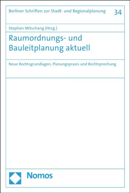 Stephan Mitschang - Raumordnungs- und Bauleitplanung aktuell, E-bok