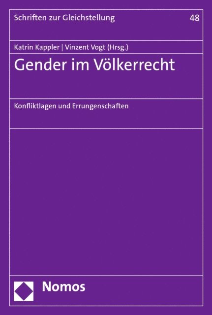 Vinzent Vogt, Katrin Kappler - Gender im Völkerrecht, E-bok