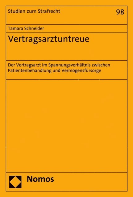 Tamara Schneider - Vertragsarztuntreue, E-bok