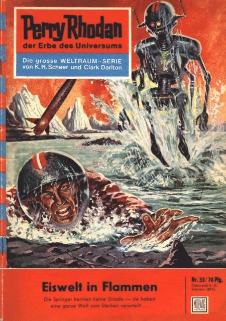 Clark Darlton - Perry Rhodan 33: Eiswelt in Flammen, E-bok