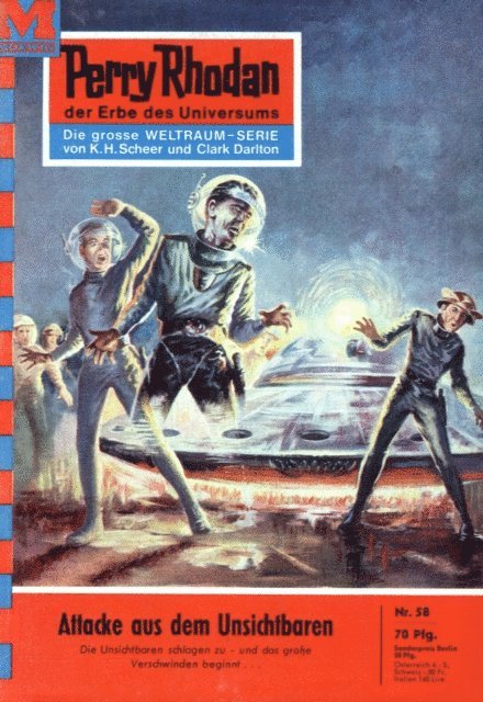 Clark Darlton - Perry Rhodan 58: Attacke aus dem Unsichtbaren, E-bok
