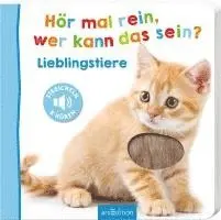 Hör mal rein, wer kann das sein? Lieblingstiere, Kartonnage. Tillgänglighet: Lägg i varukorg