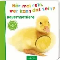 Hör mal rein, wer kann das sein? Bauernhoftiere, Kartonnage. Tillgänglighet: Lägg i varukorg