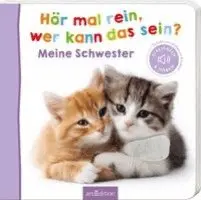 Hör mal rein, wer kann das sein? Meine Schwester, Kartonnage. Tillgänglighet: Lägg i varukorg