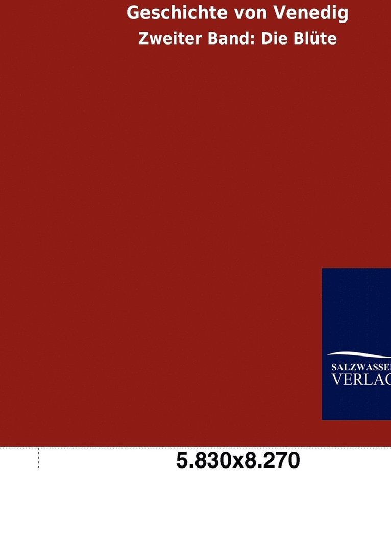 Heinrich Kretschmayr - Geschichte von Venedig, Häftad. Tillgänglighet: Lägg i varukorg
