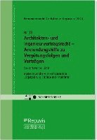Architekten- und Ingenieurvertragsrecht - Anwendungshilfe zu Vergütungsfolgen und Verträgen, Övrigt. Tillgänglighet: Lägg i varukorg