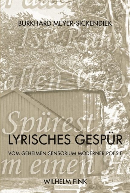 Burkhard Meyer-Sickendiek - Lyrisches Gespür, E-bok