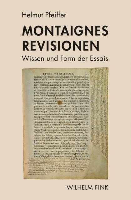 Helmut Pfeiffer - Montaignes Revisionen, E-bok