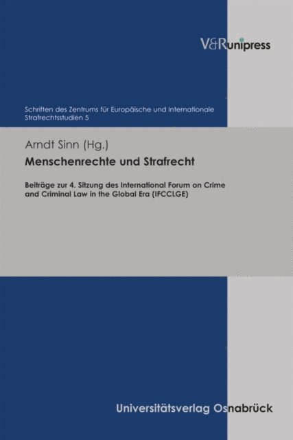 Arndt Sinn - Menschenrechte und Strafrecht, E-bok