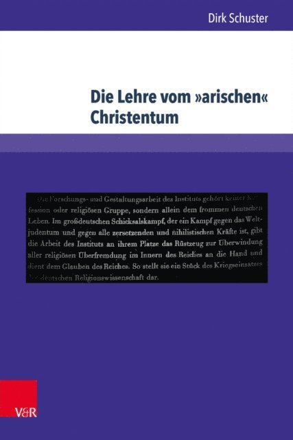 Dirk Schuster - Die Lehre vom »arischen« Christentum, E-bok