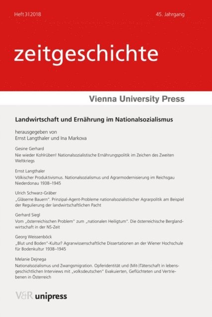 Ina Markova, Ernst Langthaler - Landwirtschaft und Ernährung im Nationalsozialismus, E-bok