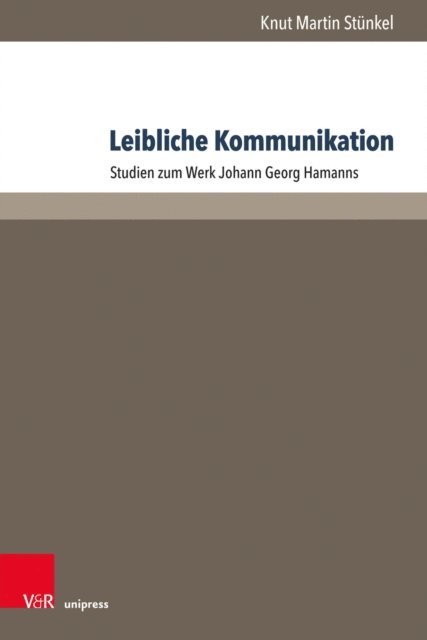 Knut Martin Stunkel - Leibliche Kommunikation, E-bok