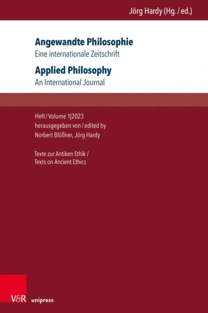 Jorg Hardy, Norbert Bloner - Angewandte Philosophie. Eine internationale Zeitschrift / Applied Philosophy. An International Journal, E-bok